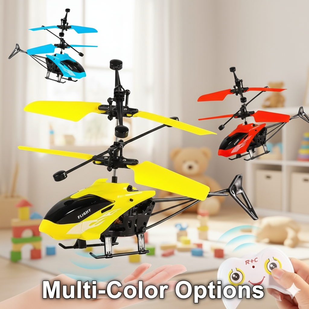 Remote Control Helicopter – Rechargeable Toy Aircraft | Durable & Lightweight | Perfect Gift for Kids & Adults