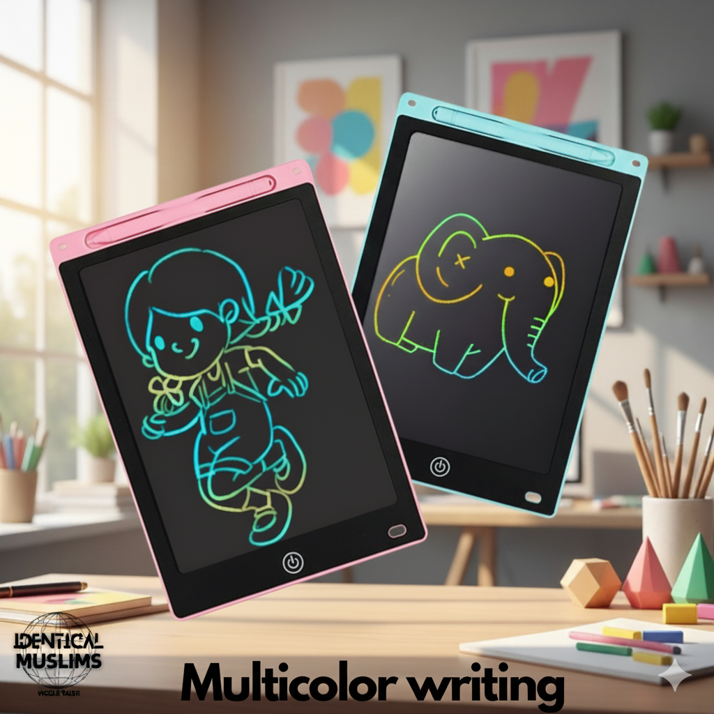 Kids LCD Writing Tablet - Reusable Doodle Pad, Digital Drawing Board, 6.5/8.5/10/12 Inch, Touch Erase, Eco-Friendly Learning & Writing Board, Portable & Lightweight, Fun & Educational Toy, Perfect Gift for Toddlers